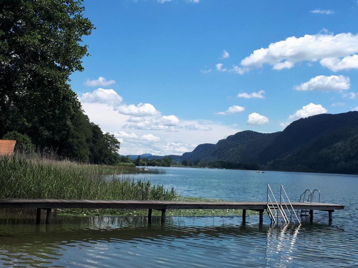 Anna Seeblick Appartement, Haus Haensel&Gretel Am Ossiachersee Mit Direktem Seezugang, Hallenbad Боденсдорф Экстерьер фото