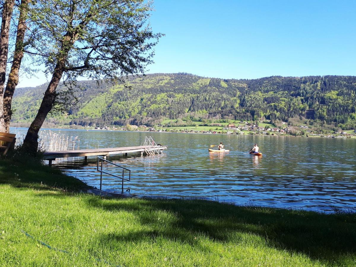 Anna Seeblick Appartement, Haus Haensel&Gretel Am Ossiachersee Mit Direktem Seezugang, Hallenbad Боденсдорф Экстерьер фото